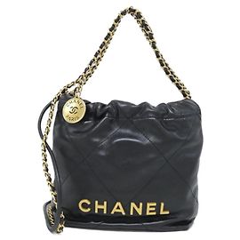 Chanel 22 Line MINI AS3980 Handtasche Schwarz