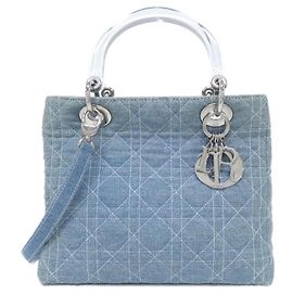 Sac à main Christian Dior Lady Bleu clair