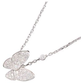 Van Cleef & Arpels De Papillon Diamond Necklace Silvery Other