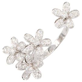 Anello Van Cleef & Arpels Frivole Entre Les Doigts Diamanti Argento Altro