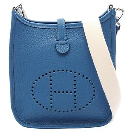 Hermès Borsa a Tracolla Hermes Evelyne Amazon TPM Blu