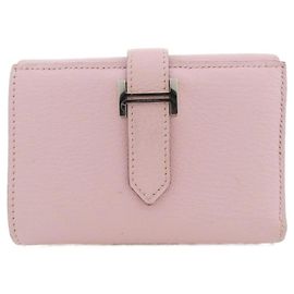 Hermès Carteira Combinada Hermes Bearn Rosa