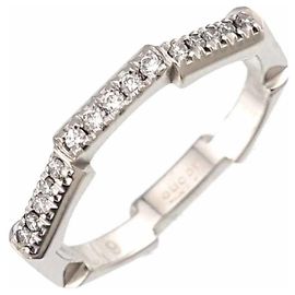Gucci Link to Love #9 Diamond Band Ring Other