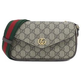 Gucci Ophidia Schultertasche Braun Beige