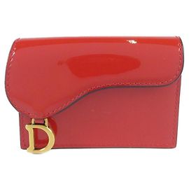 Tarjetero Christian Dior Saddle S5611CWPL Roja