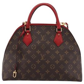 Louis Vuitton Alma BNB Monogram Canvas with Leather Brown