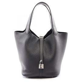 Hermès Borsa Hermes Picotin Lock MM Nero