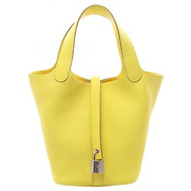 Hermès Hermes Picotin Lock PM Handbag Golden Yellow