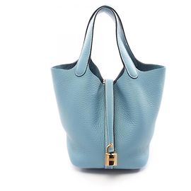 Hermès Borsa Hermes Picotin Lock PM Blu