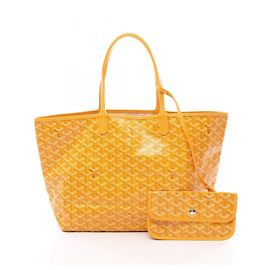 Borsa Tote Goyard Saint Louis PM Marrone Bianco Giallo