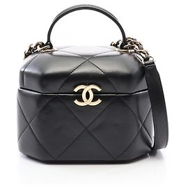 Borsa Vanity Chanel Coco Mark Nero