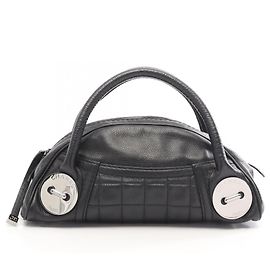 Bolso Chanel Chocolate Bar con motivo de botones Negro