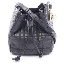 Christian Dior Dior D-Motion Small Cannage Schultertasche Schwarz