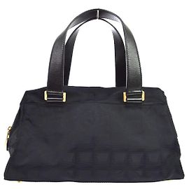 Chanel Travel Line Boston Nylon Mini Nero