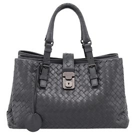 Bottega Veneta Roma Intrecciato Nappa Small Marron