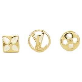 Orecchini a bottone Louis Vuitton Crazy in Rock Gold D'oro