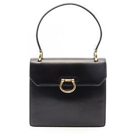 Céline Borsa a mano Celine in pelle nera Nero