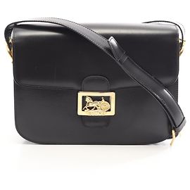 Céline Bolsa de Ombro Celine Horse Carriage Preto