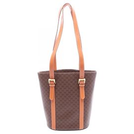 Céline Sac Cabas Celine Macadam Marron