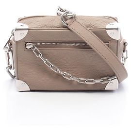 Borsa a tracolla Louis Vuitton Mini Soft Trunk Beige