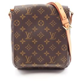 Sac à épaule Louis Vuitton Musette Salsa Marron