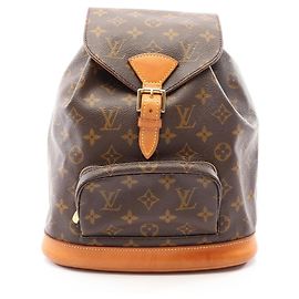 Sac à dos/Sac à main Louis Vuitton Montsouris MM Marron