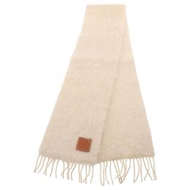 Loewe Anagram Scarf in White White