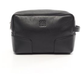 LOEWE Anagram Second Bag Clutch Handtasche Schwarz
