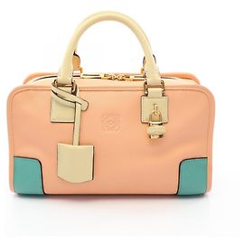 Bolso Loewe Amazona 28 Rosa Verde Amarillo