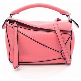 Bolso de mano 2-Way Loewe Puzzle Bag Mini Rosa