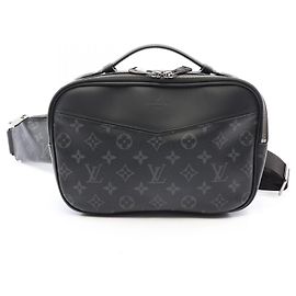 Louis Vuitton Monogram Eclipse Gürteltasche Schwarz