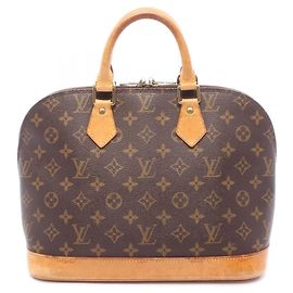 Borsa Louis Vuitton Alma PM Marrone Monogramma
