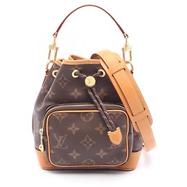 Louis Vuitton Noe Cargo Handbag Brown
