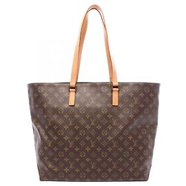Borsa Cabas Alto Monogram Louis Vuitton Marrone Monogramma