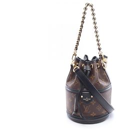 Sac à main Louis Vuitton Canoe Marron Noir Monogramme