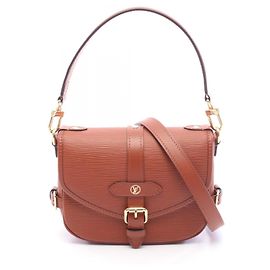 Bolsa Louis Vuitton Saumur BB Epi Cognac Marrom