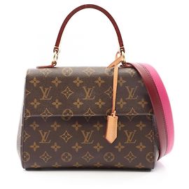 Bolso Louis Vuitton Cluny BB Monogram Rose Castaño