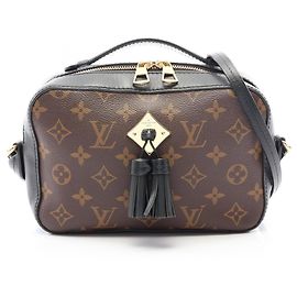 Louis Vuitton Saint-Onge 2-Way Shoulder Bag Brown Black Monogram