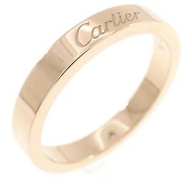Cartier C de Wedding Ring in Pink Gold Golden