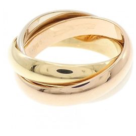 Cartier Trinity Ring in White Yellow and Pink Gold Golden