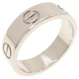 Cartier Love Ring in 18K White Gold Golden