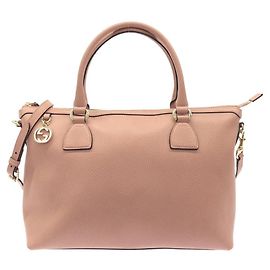 Borsa a mano Gucci in pelle rosa Rosa