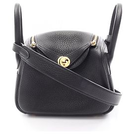 Hermès Borsa a tracolla Hermes Lindy Mini Nero