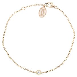 Pulseira Cartier d'Amour com pingente de diamante Dourado Outro