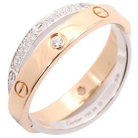 Cartier B-Love Diamantring Silber Golden Andere