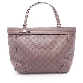 Sac cabas Gucci Mayfair Guccissima en violet Violet