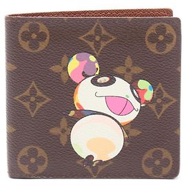 Carteira Louis Vuitton Bi-Fold Marrom Multicor