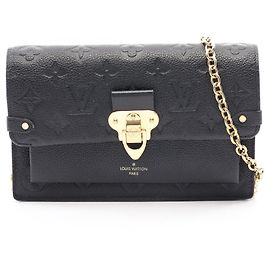 Louis Vuitton Portefeuille Vavin Chain Shoulder Bag Black