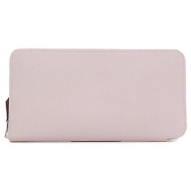 Hermès Cartera bi-fold de seda Hermes ANIMAPOLIS Rosa