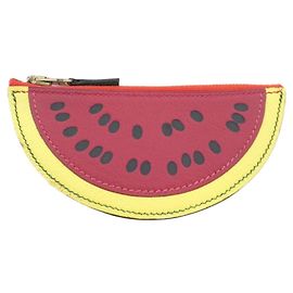 Hermès Hermes Water Melon Coin Case Red